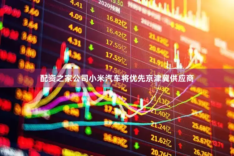 配资之家公司小米汽车将优先京津冀供应商